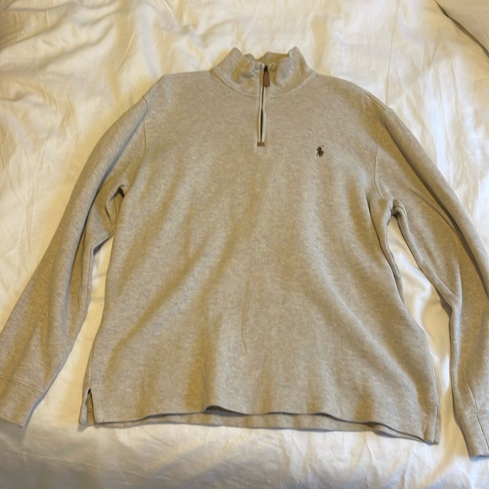 Polo by Ralph Lauren Cream Quarter Zip